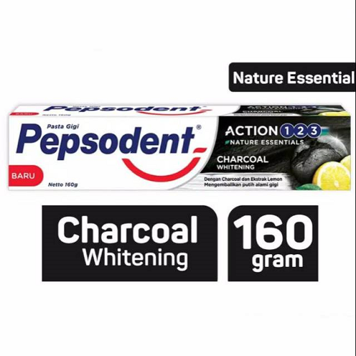 Pepsodent Action 123 Charcoal 160gr